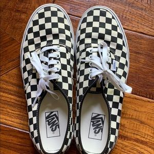 checkered vans (golden coast)